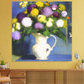 Delicate Blooms Wandinrichting Canvas Afdruk (Insitu (Woonkamer))