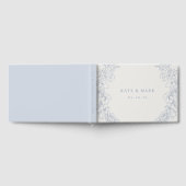 Delicate Blue Floral Wedding Gastenboek (Volledig)