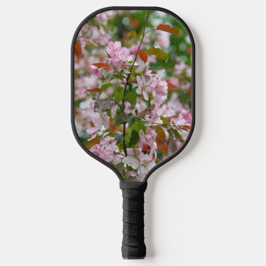 Delicate branch with flowers apple tree pickleball paddle (Voorkant)