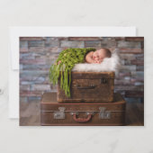 Delicate Branches Birth Announcement | Blush Aankondiging (Achterkant)