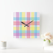 Delicate Checkered Pattern beroemd gemaakt door Na Vierkante Klok (Huis)