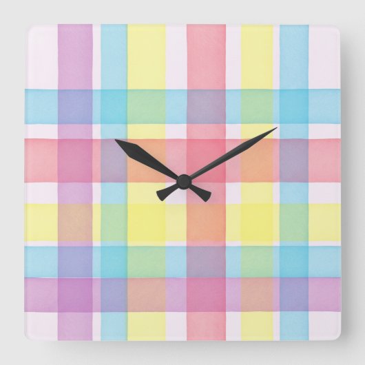 Delicate Checkered Pattern beroemd gemaakt door Na Vierkante Klok (Voorkant)