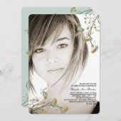 Delicate Corners Fotouitnodiging Kaart (Voorkant / Achterkant)