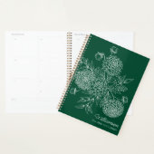 Delicate Country Flower Line Illustration Planner (Display)