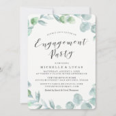 Délicate couronne | Invitation de la partie d'enga (Devant)