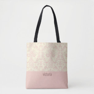 Delicate Damask Patroon Draagtas