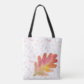 Delicate Dandelions & Autumn Leaf Draagtas (Achterkant)