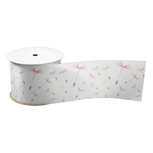 Delicate Dandelions Satin Ribbon Lint