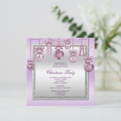 Delicate decoraties kerstfeest kaart (Staand voorkant)