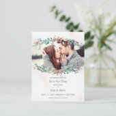 Delicate & Elegant 2 Tones Wildflower Branches Briefkaart (Staand voorkant)