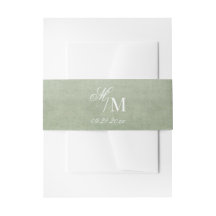 Delicate Elegante Minimale Saliegroene Trouwdag