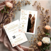 Delicate & Exquisite Romantic Pastel Wedding Save The Date