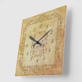 Delicate Fairy Tale Vierkante Klok (Hoek)