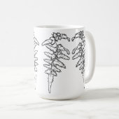 Delicate Fern Koffiemok (Voorkant rechts)