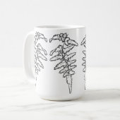 Delicate Fern Koffiemok (Voorkant links)