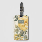 Delicate Floral Bagagelabel (Voorkant (verticaal))