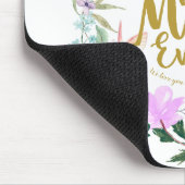 Delicate Floral Best Mam Ever Moederdag Muismat (Hoek)