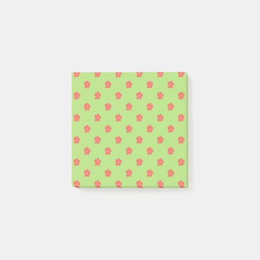 Delicate Floral fabric Post-it® Notes (Voorkant)
