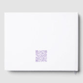 Delicate floral gastenboek (Achterkant)