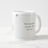 Delicate Floral Mug with beautiful quote  (Devant droit)