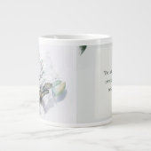 Delicate Floral Mug with beautiful quote  (Devant)