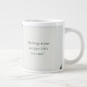 Delicate Floral Mug with beautiful quote  (Droite)