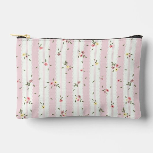 Delicate Floral Pattern Accessoirezak Etui (Voorkant)