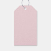 Delicate Floral Pattern Gift Labels Cadeaulabel (Achterkant)