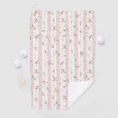 Delicate Floral Pattern Golf Handdoek (Insitu)