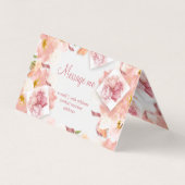 Delicate Floral Professional Visitekaartjes (Achterkant)