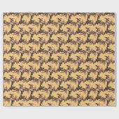 Delicate Flowers Patroon Cadeaupapier (Vlak)