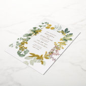 Delicate Garden Folie Uitnodiging (Gedraaid)