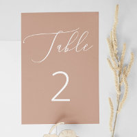 Delicate Gedempte Perzik Beige Minimalistische Tro