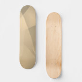 Delicate Gold Folds Skateboard (Voorkant)