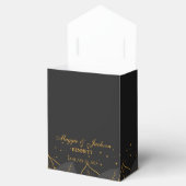 Delicate Gold Leaves Favor Box Bedankdoosjes (Geopend)