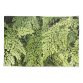 Delicate Green Maidenhair Fern Floral Kussensloop (Achterkant-Links)