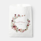 Delicate herfst bloemstuk bruidsdouche bedankzakje (Voorkant)