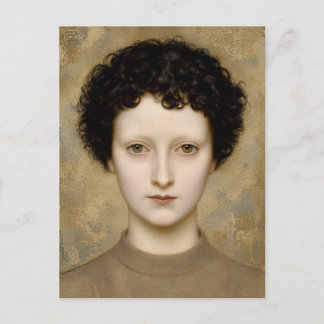Delicate Intelligence – een fijnkunstportret Feestdagenkaart
