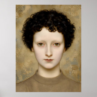 Delicate Intelligence – een fijnkunstportret Poster