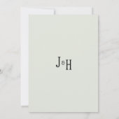 Delicate ivoorwitte bloemschikking Bruiloft Kaart (Achterkant)