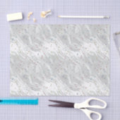 Delicate Juwelen Afbeelding op Satijn Afbeelding Tissuepapier (Craft)