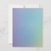 Delicate kant bruiloft uitnodiging (Achterkant)