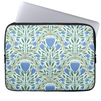Delicate korenbloemen laptop sleeve