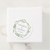 Delicate krans bruiloft Vrijgezellenfeest Labels (In situ)