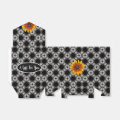 Delicate Lace en Black Eyed Susan Bedankdoosjes (Uitgevouwen)