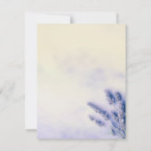 Delicate Lavendel Viering van het Leven Kaart (Achterkant)