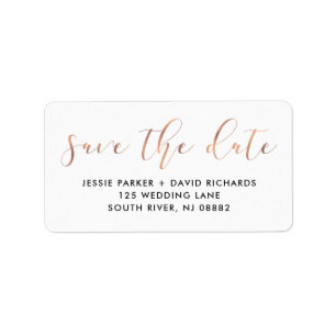 Delicate Love Roos Gold Calligrafie Sparen de Datu Etiket