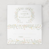 Delicate Meadow Wild Flower Spring Wedding (Buitenkant ongevouwen)