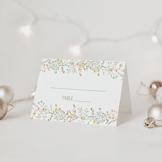 Delicate Meadow Wild Flower Spring Wedding