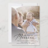 Delicate Merrier met kerstfeest aankondiging (Voorkant)